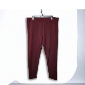 NWOT Universal Standard M Roya Leggings Brick Red Sz 18-20 27”
